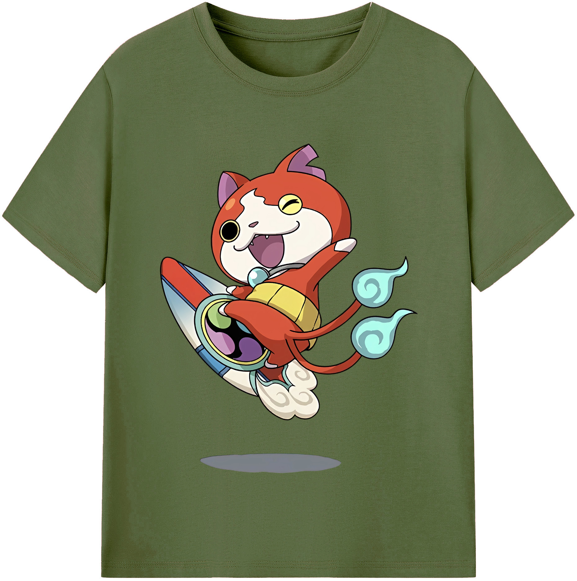 （画像用） 妖怪ウォッチ Yo-kai Watch 綿100％半袖Tシャツ（フロントプリント）